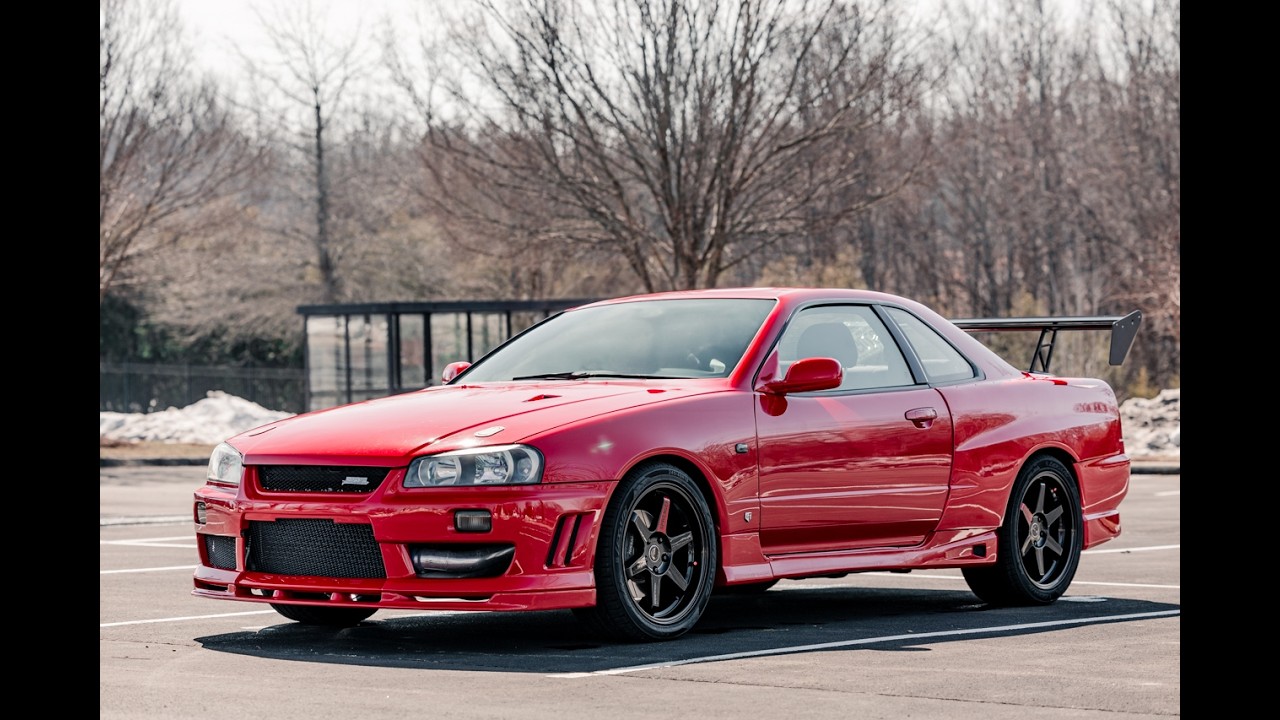 1998 Nissan Skyline R34 GT-T Virtual Tour | Single Turbo | Stock #1016