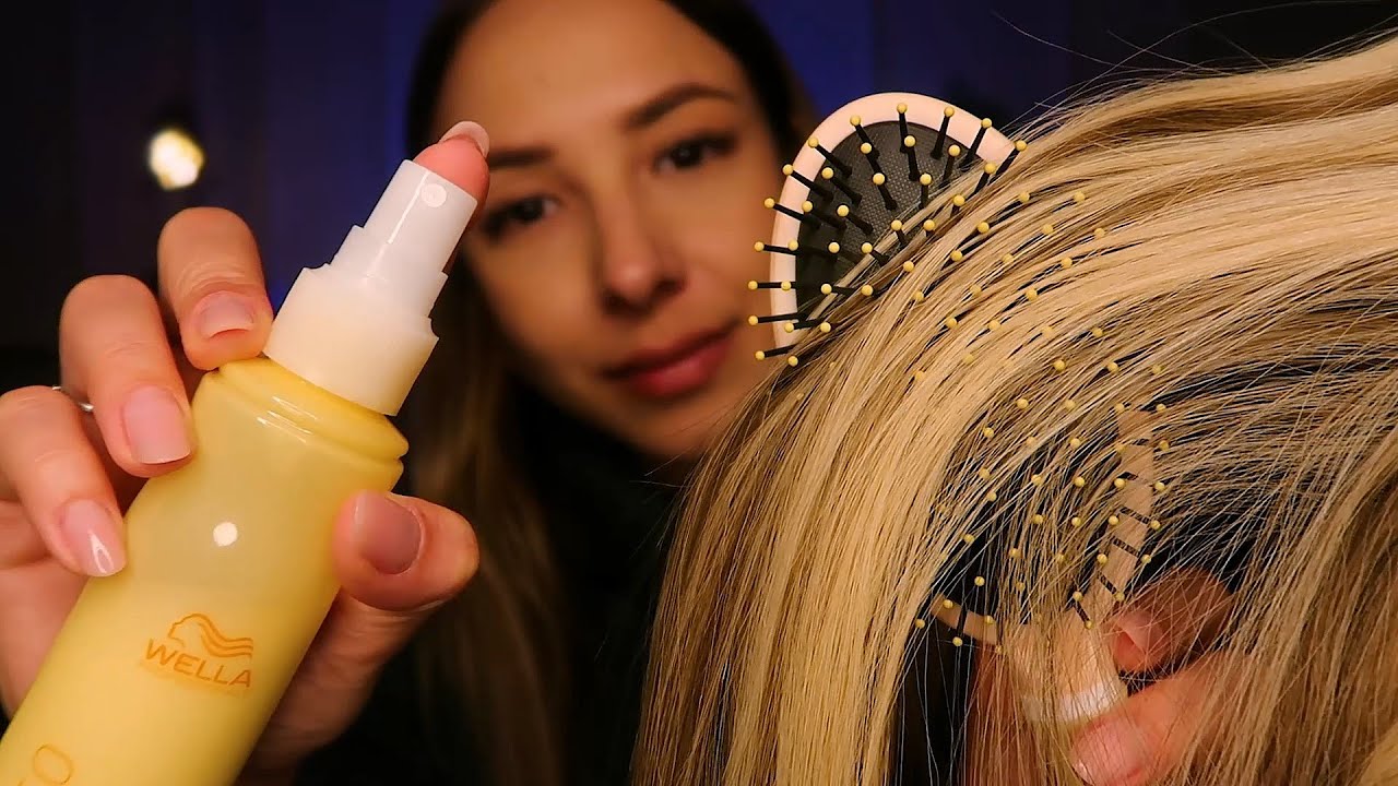 ASMR MEXENDO NO SEU CABELO ATÉ VOCÊ DORMIR PROFUNDAMENTE (sons reais)