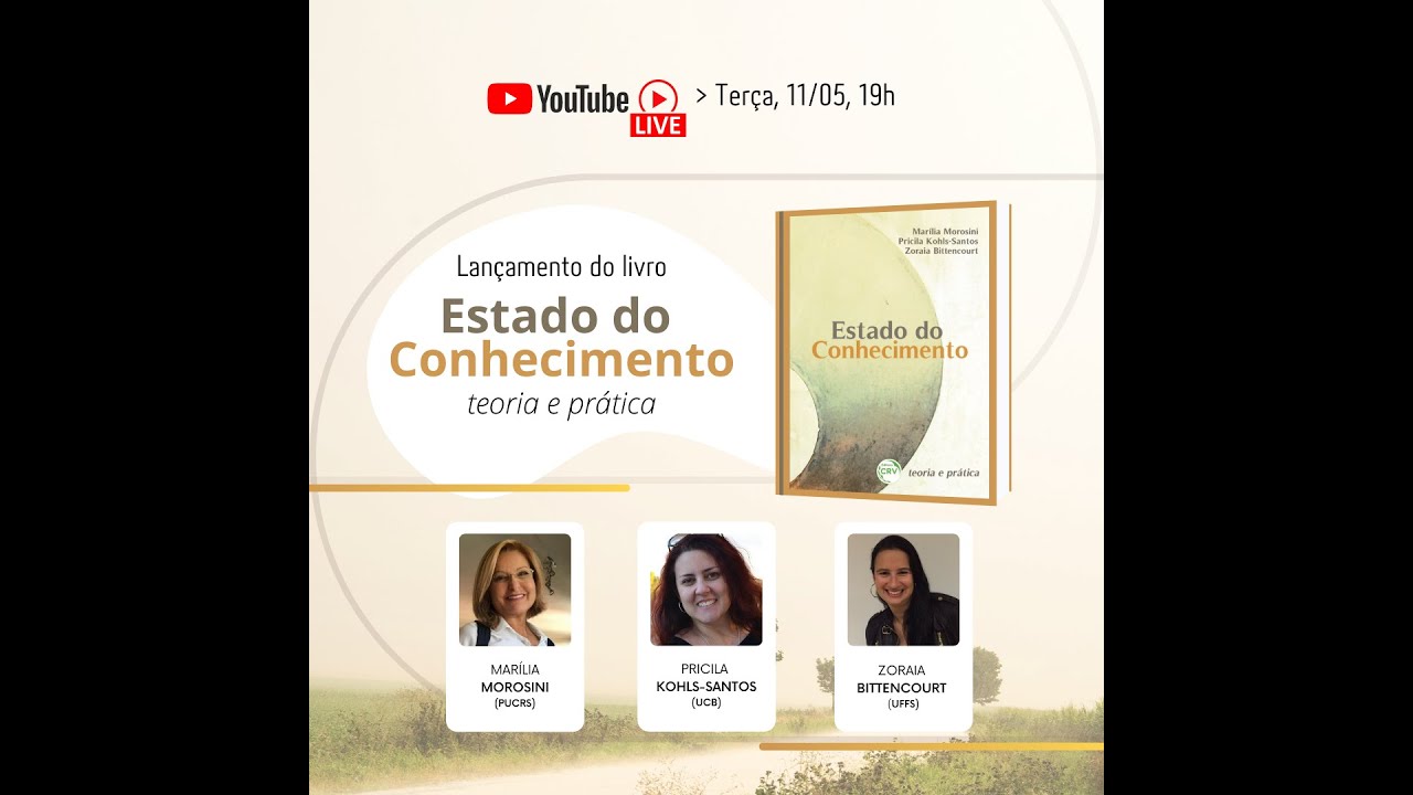 Lançamento Livro - Estado do Conhecimento: teoria e prática