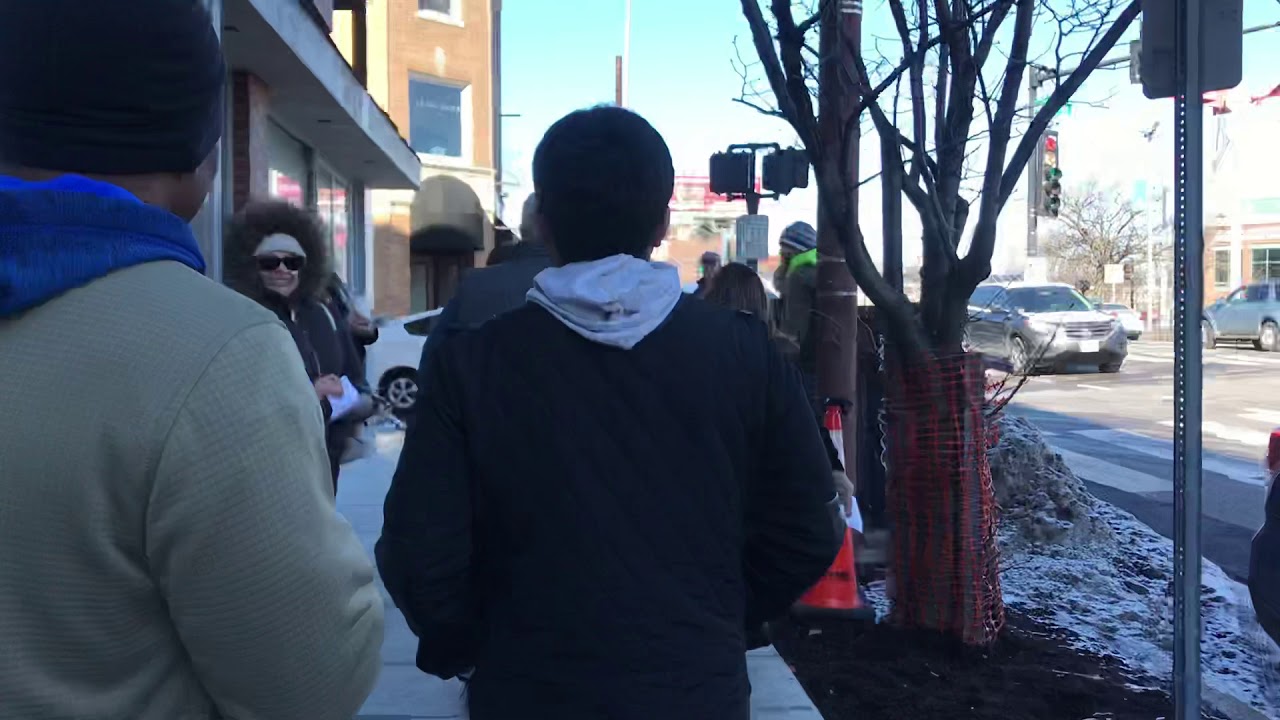 VIDEO: Workers protest unpaid wages by Cambridge contractor