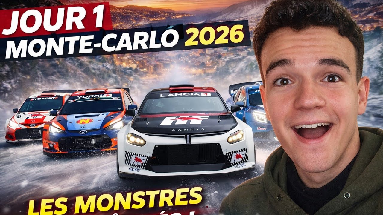 PREMIER JOURS AU RALLYE MONTE-CARLO 2026 !