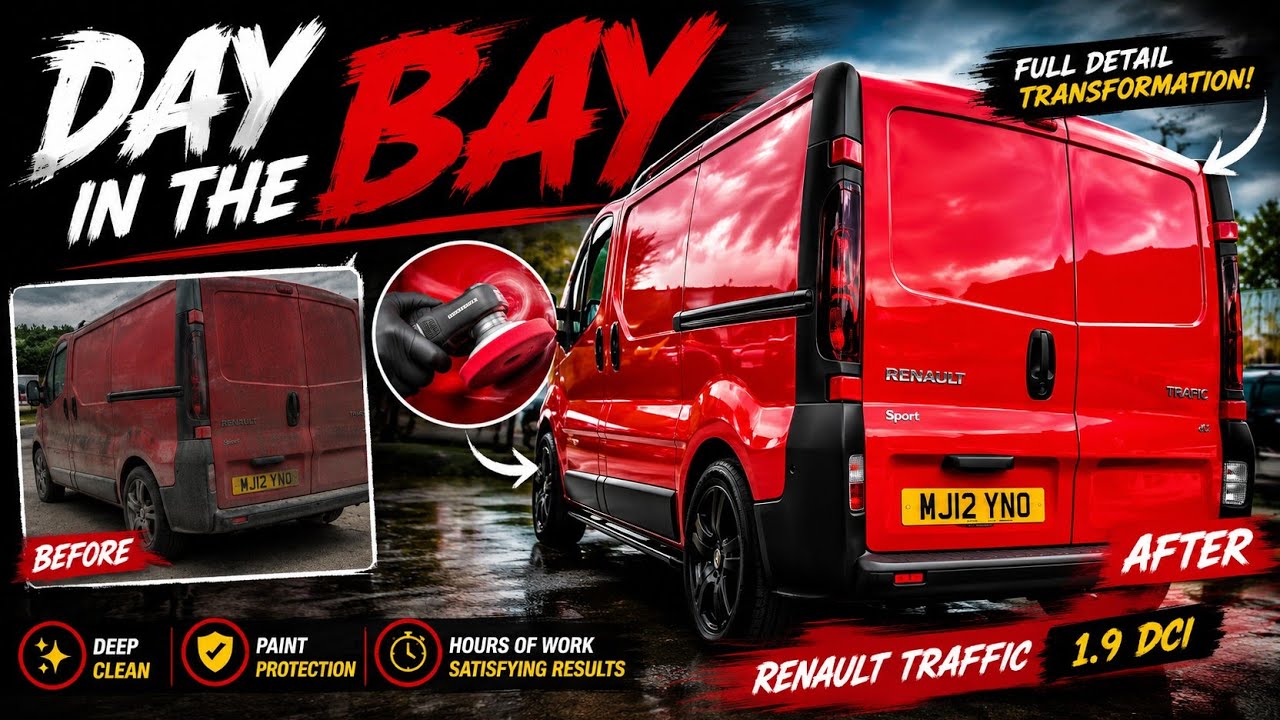 Как я провел глубокую очистку и детейлинг Renault Traffic Van 1.9 DCI