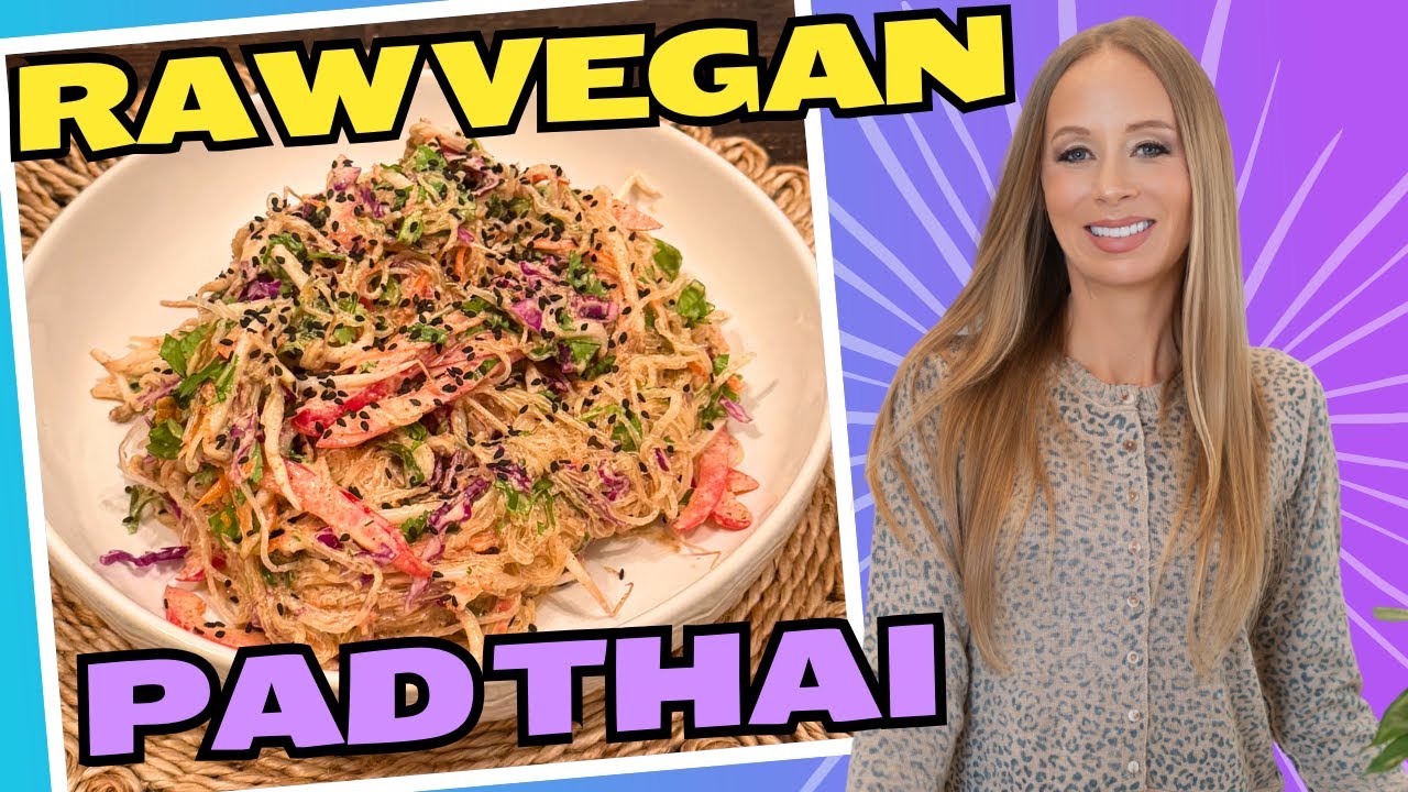 Making My Famous Raw Vegan Pad Thai (Easy & Addictive)