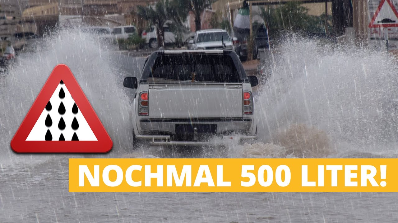 Nochmal 500 Liter! Regenkatastrophe in Portugal