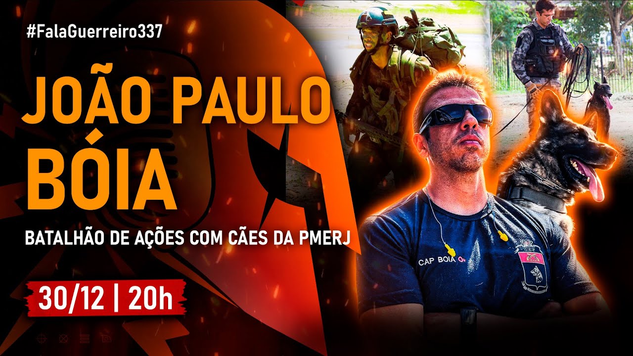 CAPITÃO JOÃO PAULO BÓIA (Batalhão de Ações com Cães da PMERJ)  •  