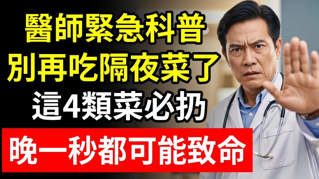 微波爐加熱就安全？錯！那是在給細菌“洗溫水澡”！醫師公開：必須做到這一步，才能殺死99%的細菌！很多人第一步就錯了！#隔夜菜 #食物中毒 #樂齡知心 #王然醫師 #腎衰竭