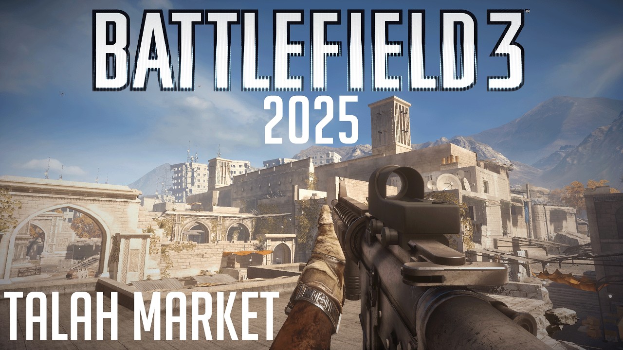 The BEST Infantry Rush Map in Battlefield 3 - Talah Market