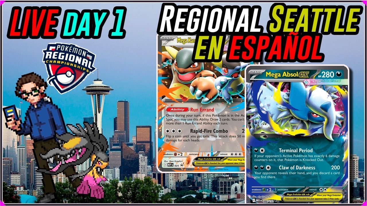 Pokemon TCG | Casteo en español Regional de Seattle 2026 DIA 1
