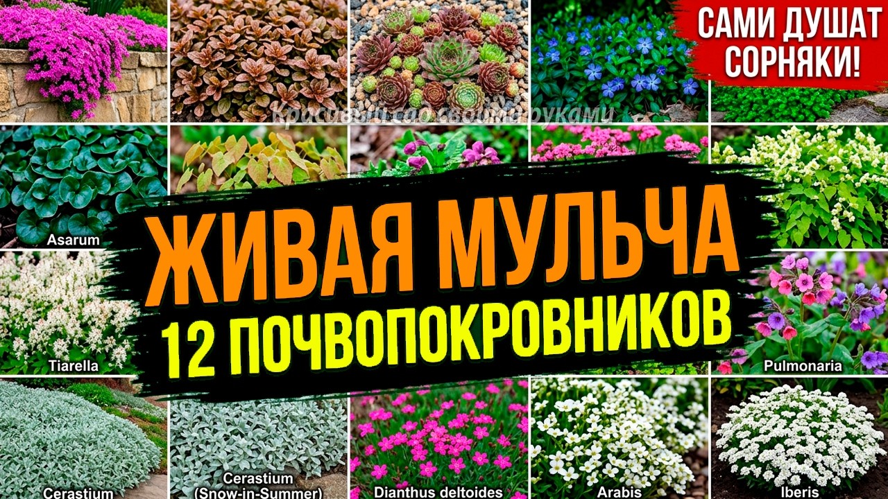 ПОСАДИЛА ОДИН РАЗ &mdash; ЗАБЫЛА НАВСЕГДА: ЖИВАЯ МУЛЬЧА ДЛЯ ТЕНИ, СОЛНЦА И СУХИХ МЕСТ