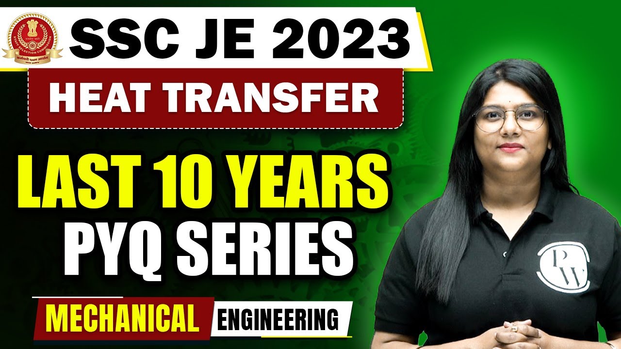 SSC JE 2023 | Heat Transfer | SSC JE Previous Year Question Paper | Mechanical Engineering