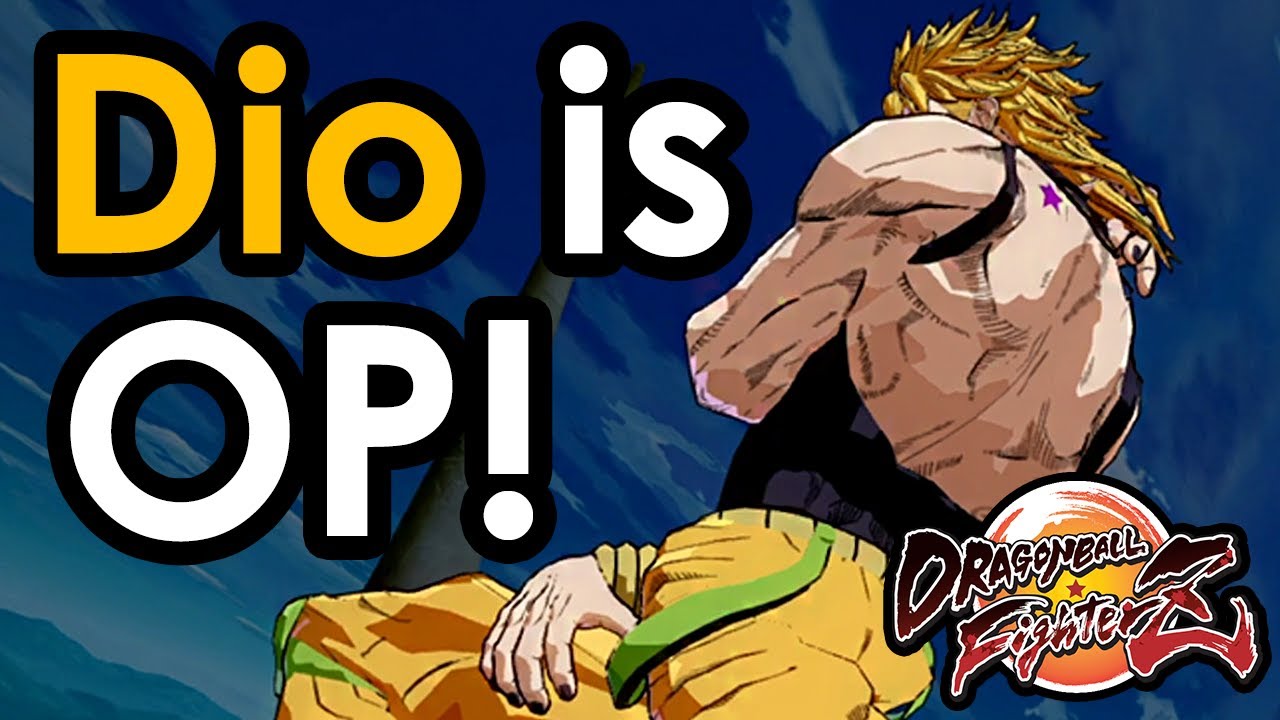 I played Dio online... he's INSANE ! - DBFZ