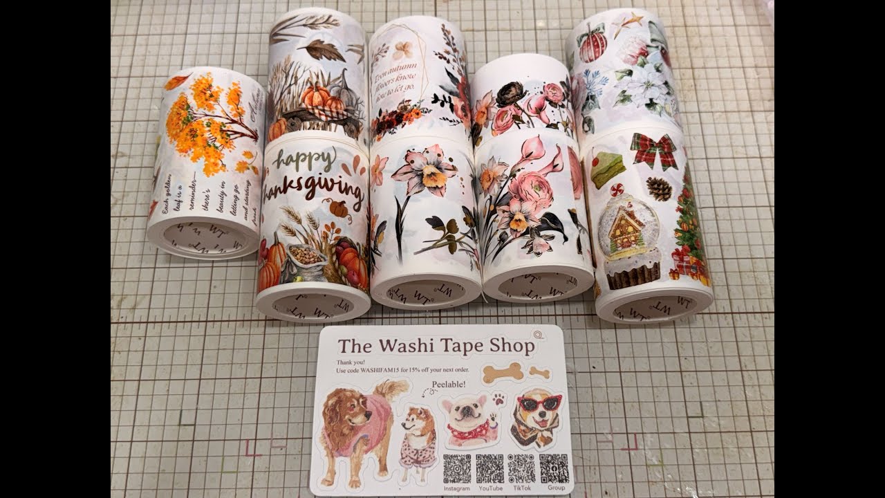 Новая осенняя коллекция васи от The Washi Tape Shops! Приходите посмотреть! Код скидки @TheWashiT...