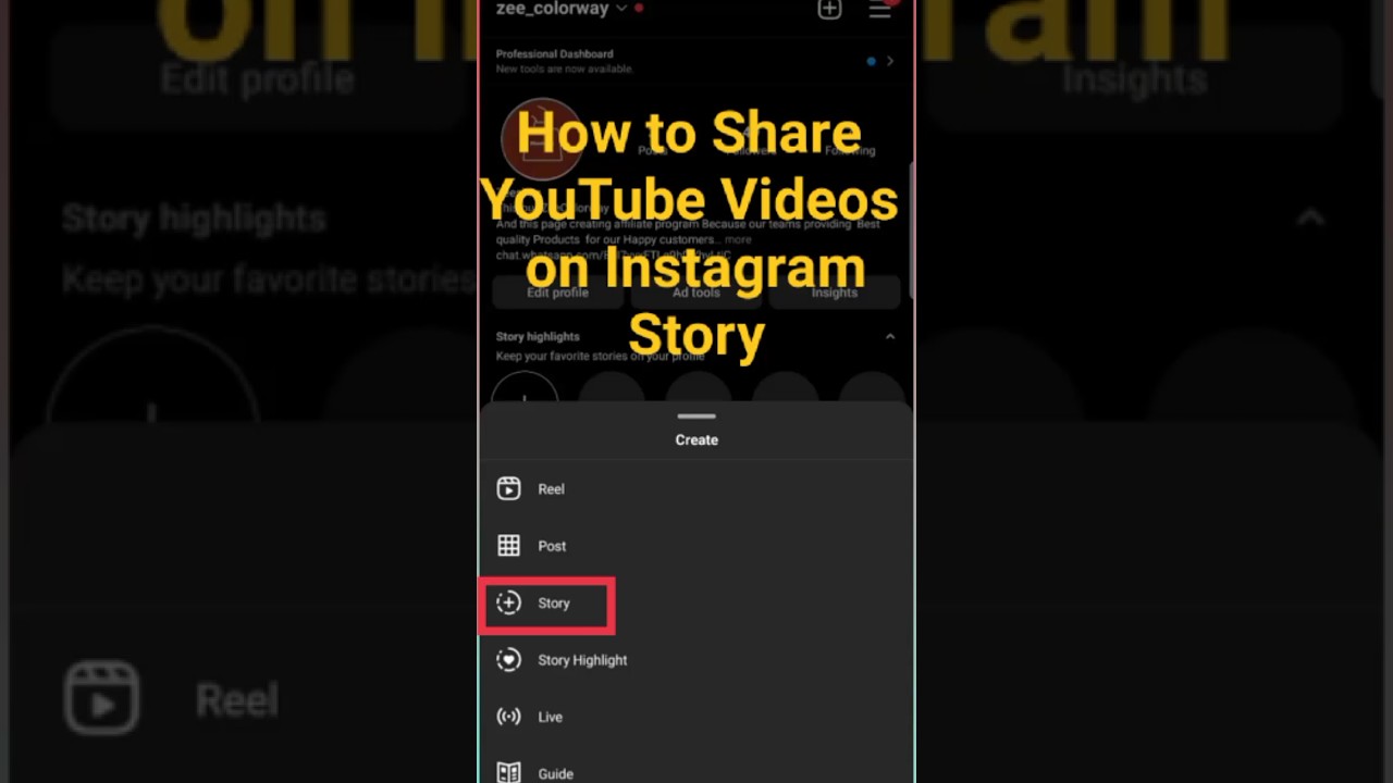 how to share YouTube videos on Instagram story/ how to upload YouTube video on Instagram story