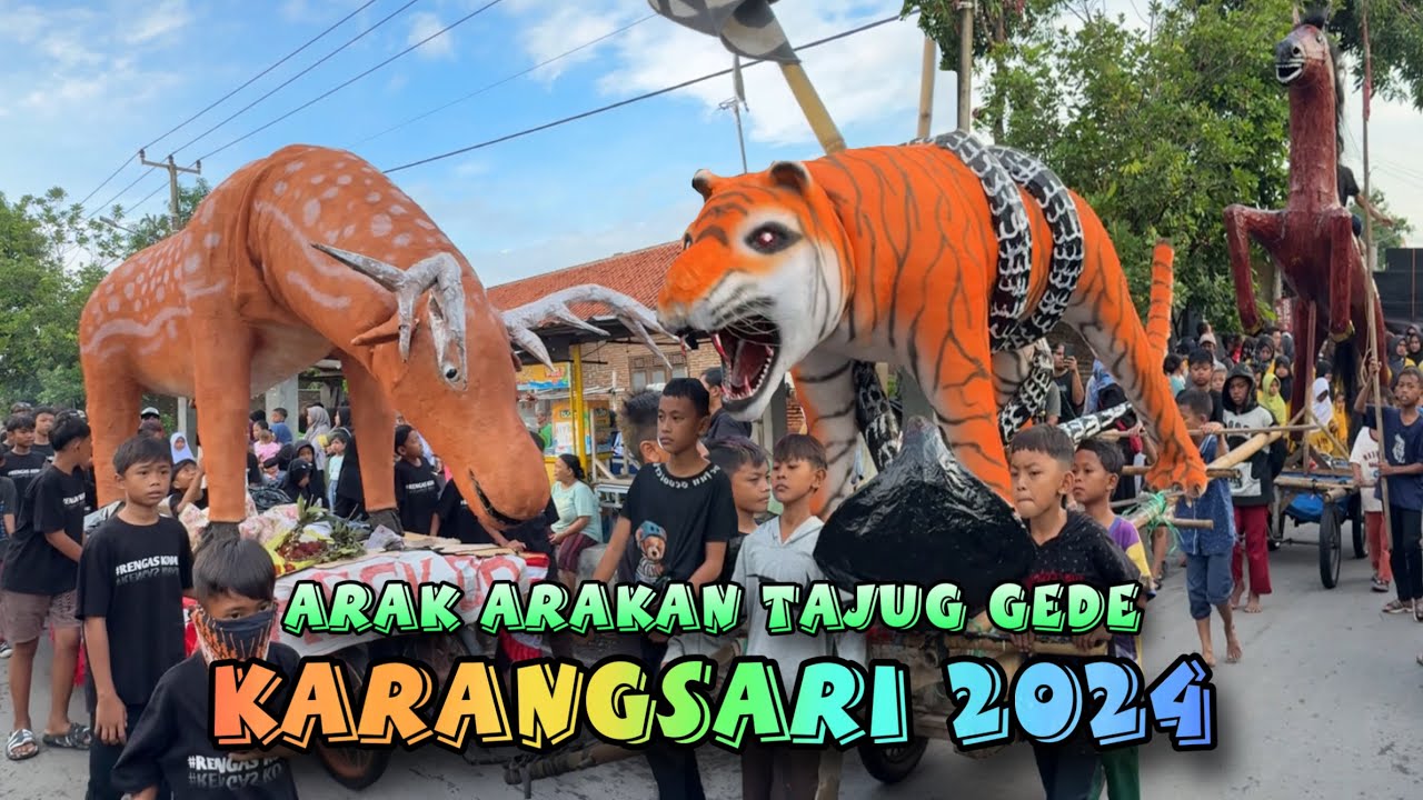FULL Arak Arakan Tajug Gede KARANGSARI 2024 | Khitanan Massal