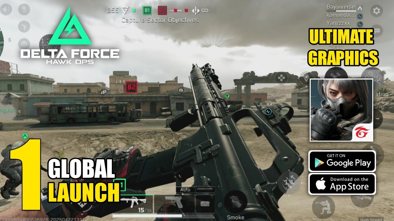 Garena Delta Force Mobile Global Launch Gameplay Ultimate Graphics Part 1 (Android, iOS)