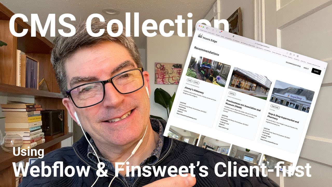 Moors Edge: Adding the Recommendations CMS collection in Webflow