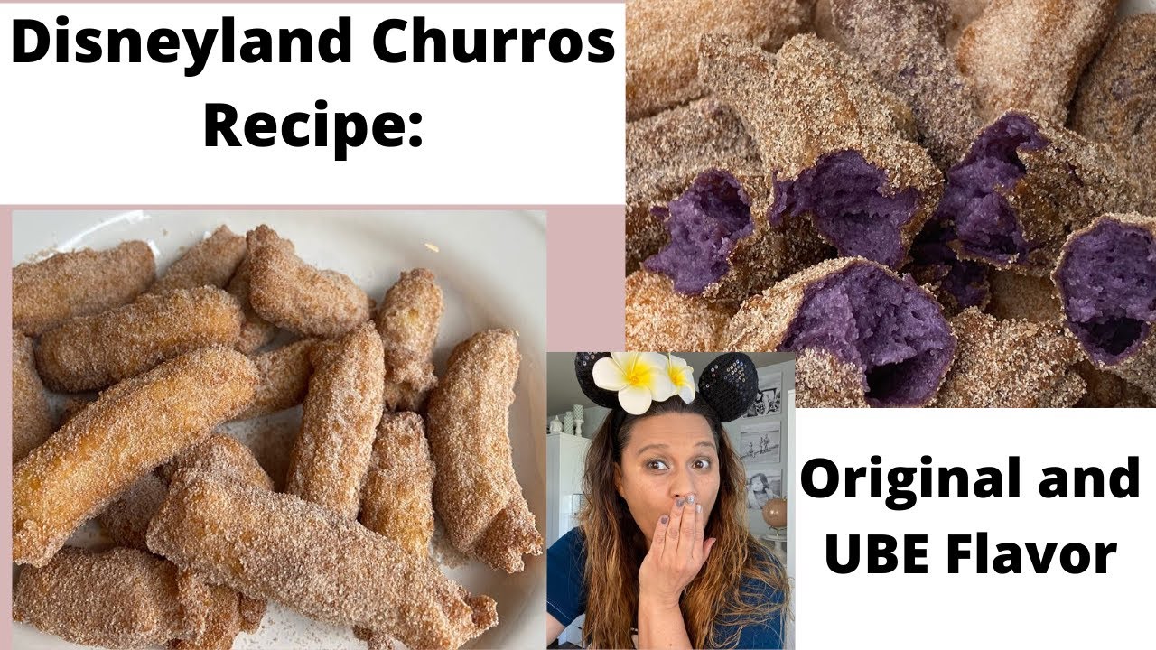 Disneyland Churros Recipe: Original and UBE Flavor  | a Simply Simple Life