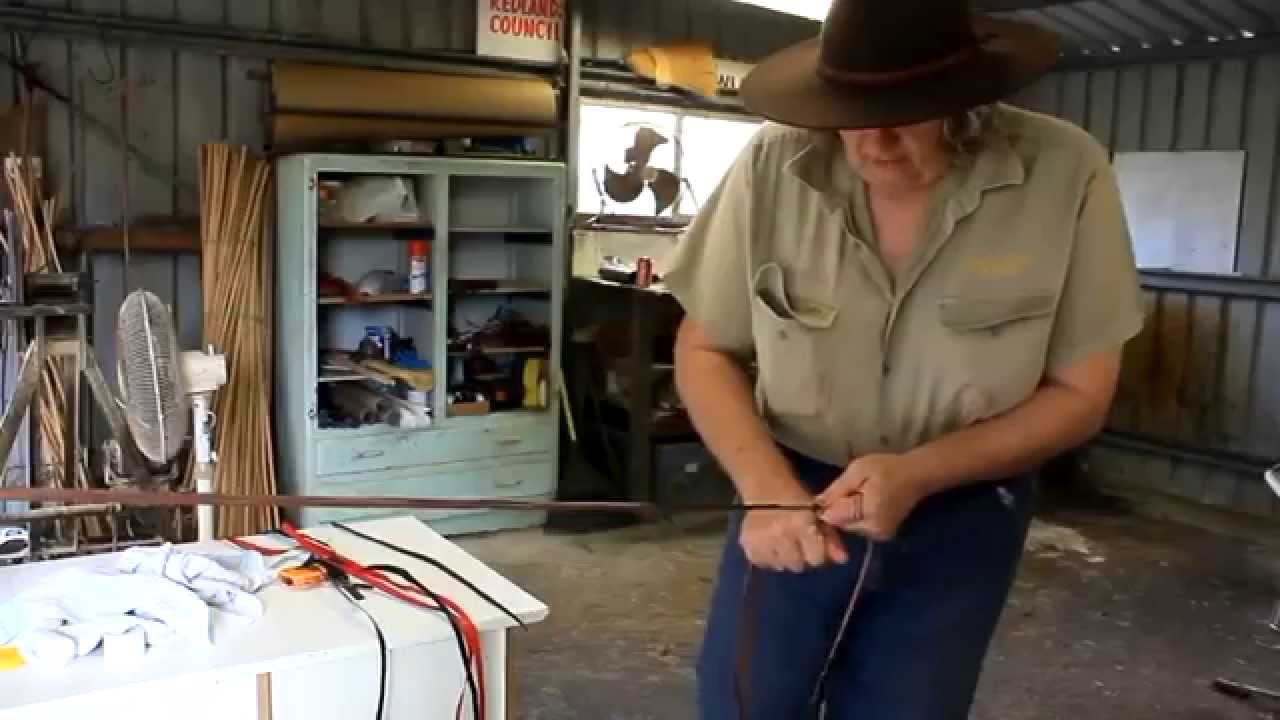 4 Plait Kangaroo Hide Stock Whip Kit - Aussie Whip Maker