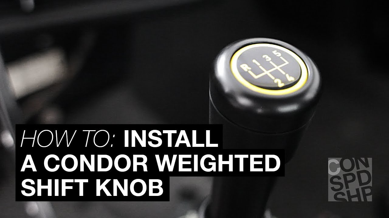 Condor Weighted Shift Knob Install - E30 - Condor Speed Shop