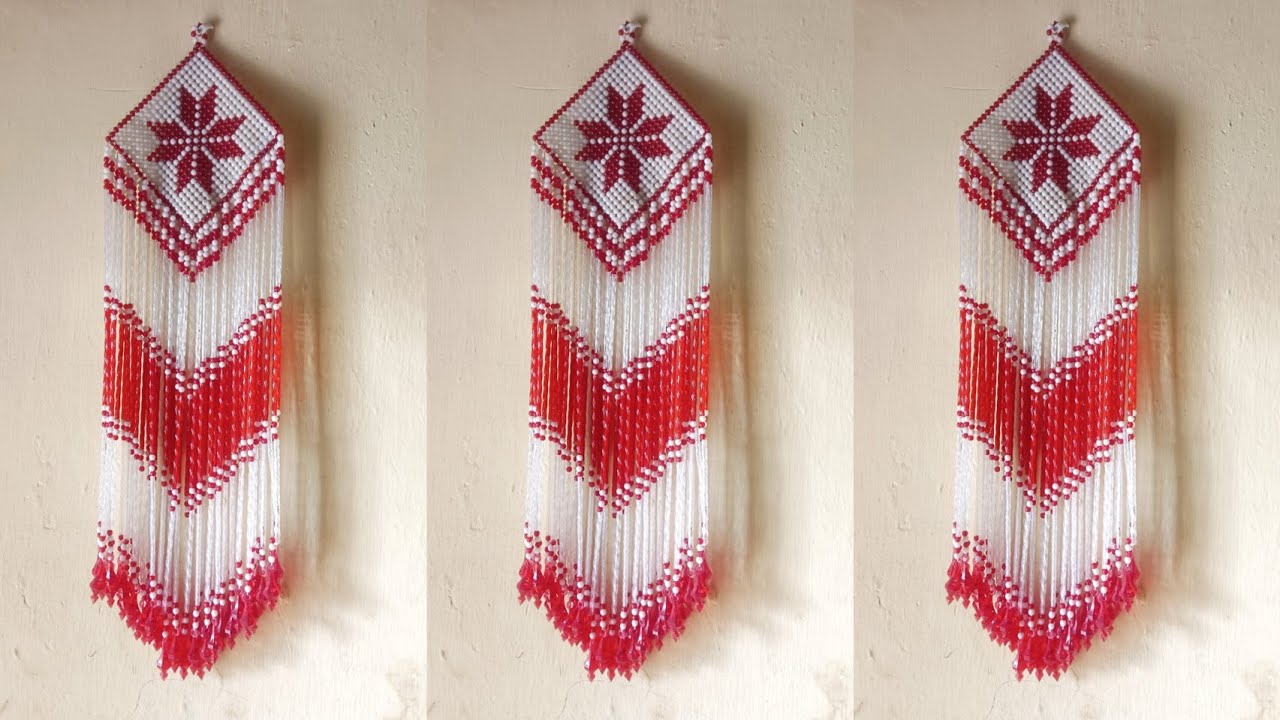 Latest beads and pipe wall hanging design