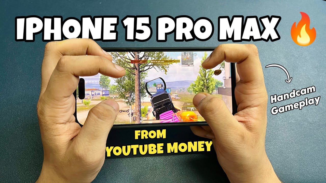 Finally I bought iPhone 15 Pro Max 🔥 | BGMI HANDCAM Gameplay in iphone 15 pro max | BGMI / Pubg