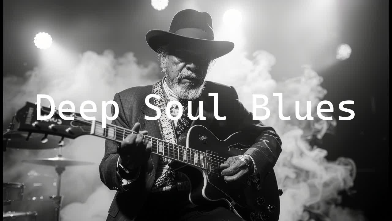 Smoky Whiskey Blues | Relaxing Electric Guitar Solos 🥃