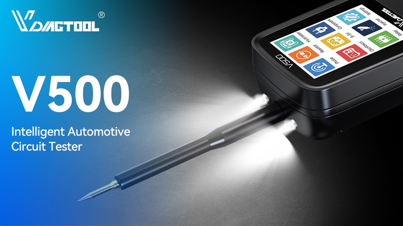 All-round display of V500’s powerful features and complete accessories!