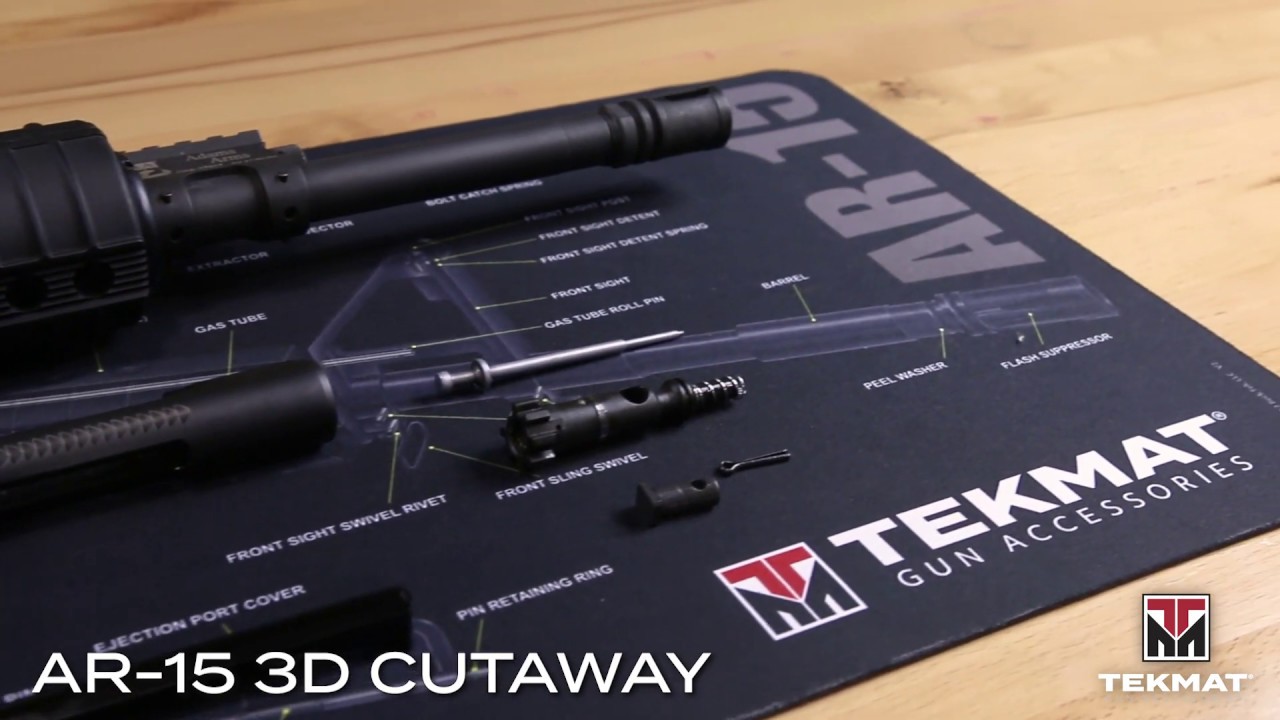 TekMat Original AR-15 3D Cutaway Mat | Product Shorts