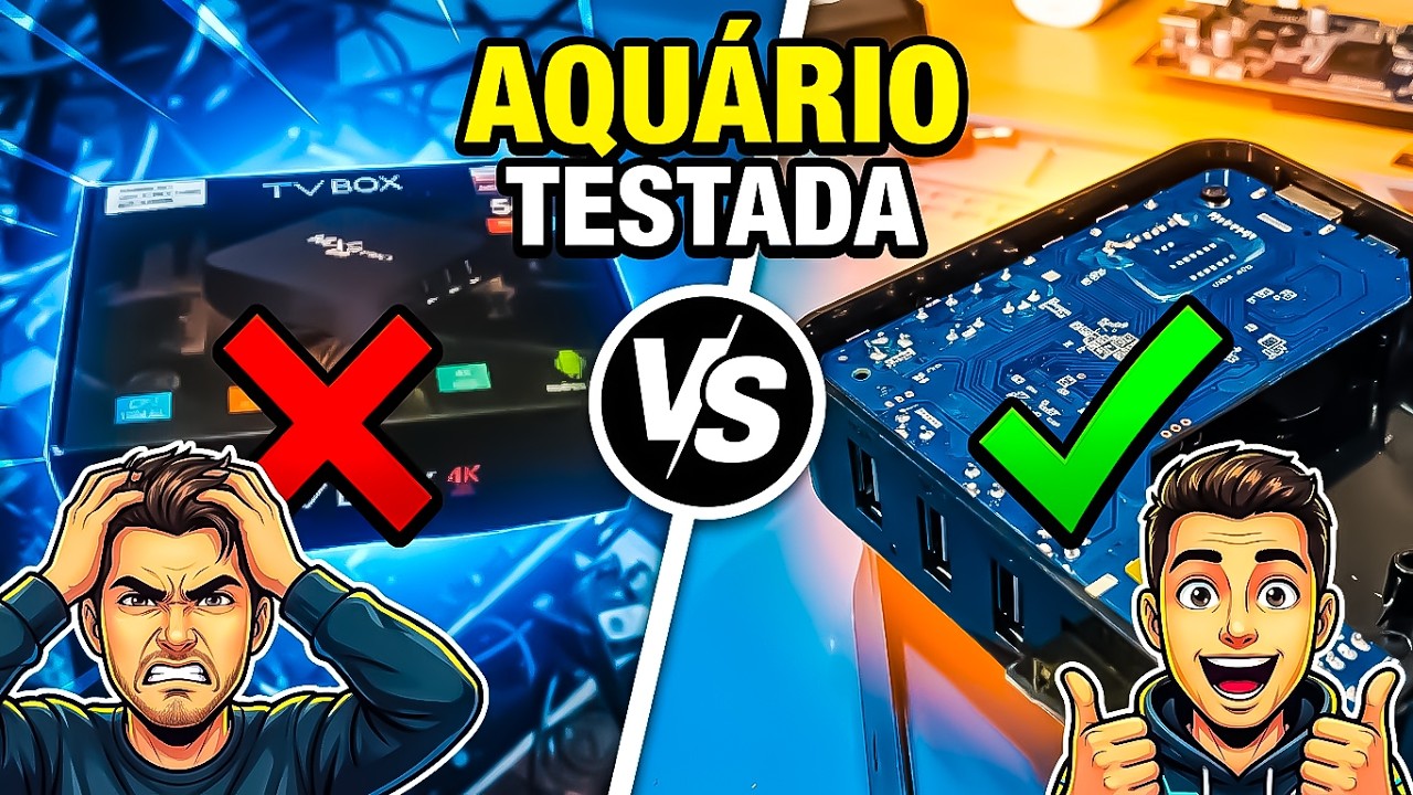 TV Box Aquário STV-3000 Plus é Boa Mesmo? Testamos Jogos, Streaming e Abrimos o Aparelho para ver!