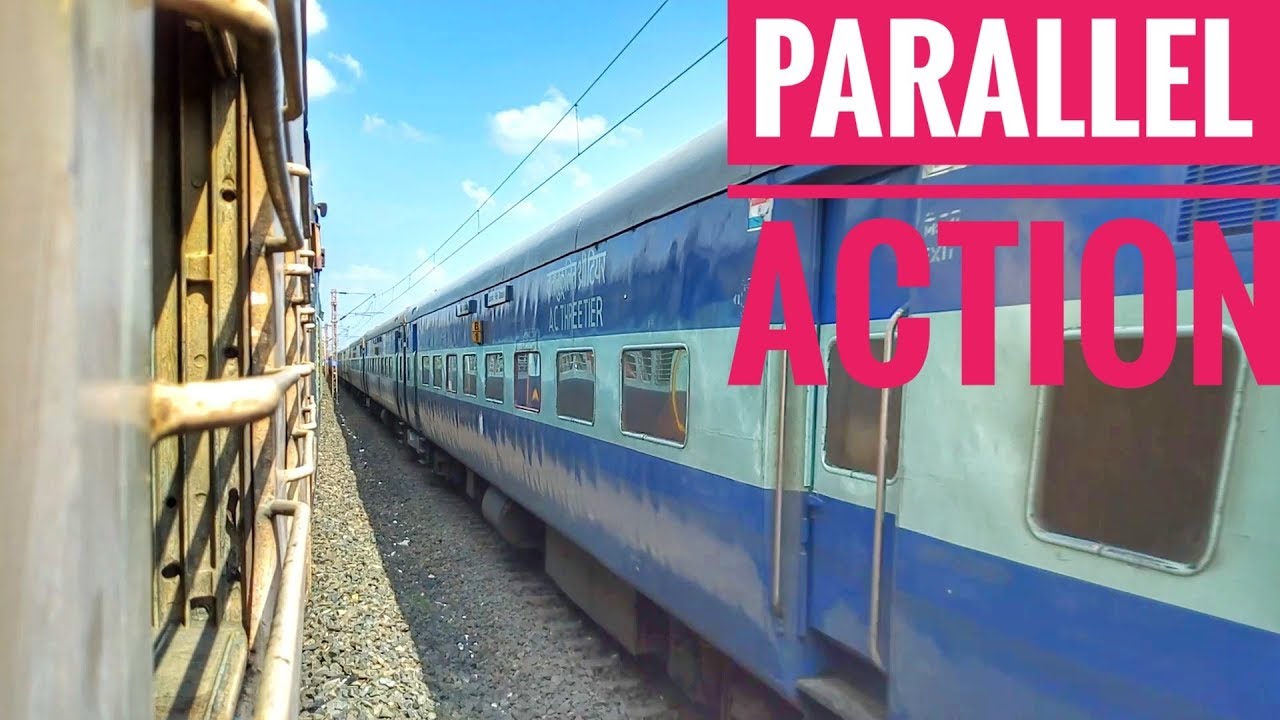 Hool Express vs. Ajmer - Sealdah Express : A Game of Parallel Race