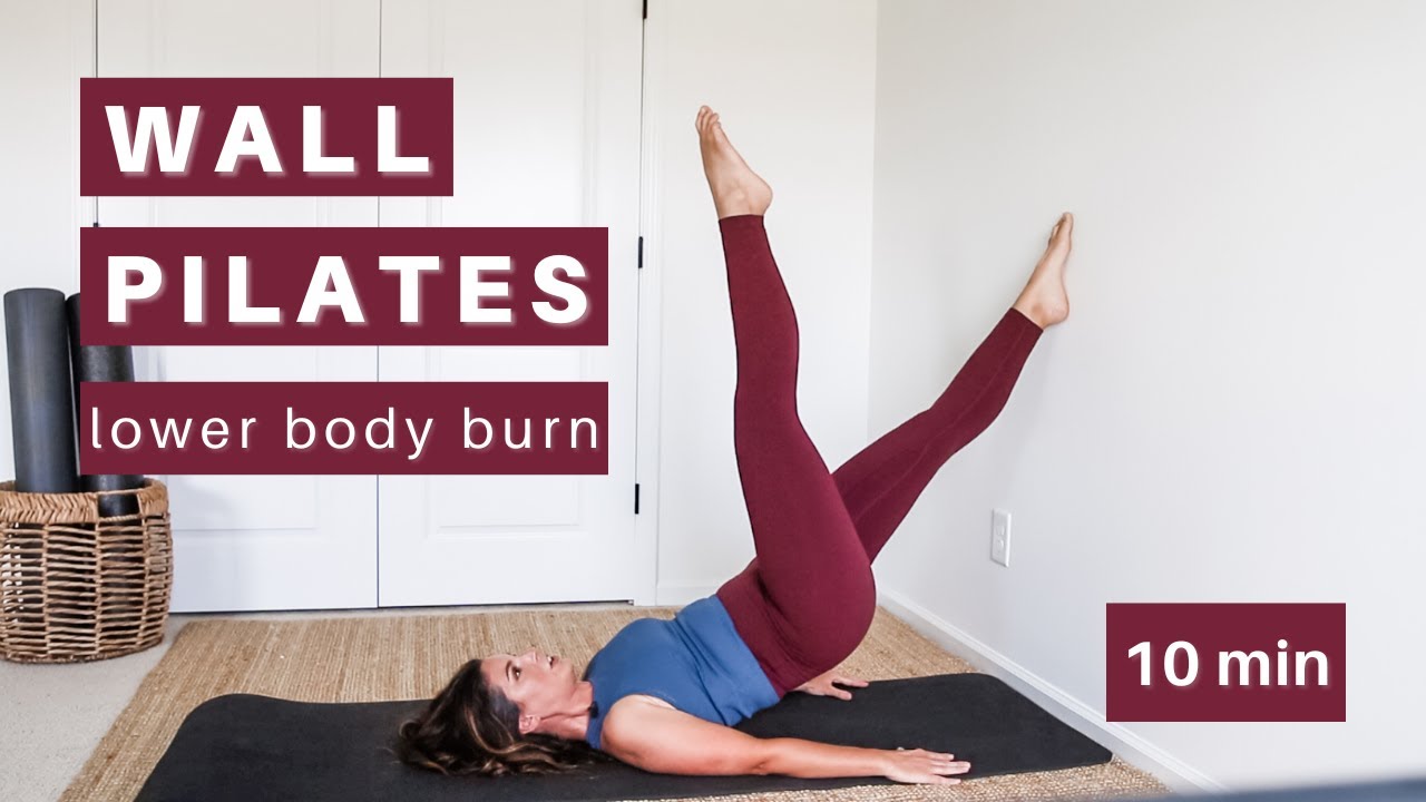 Wall Pilates 10 Minute Workout | Lower Body Burn