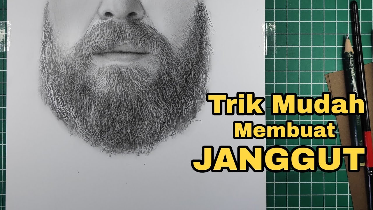 Tutorial Realistik Menggambar Rambut/Janggut