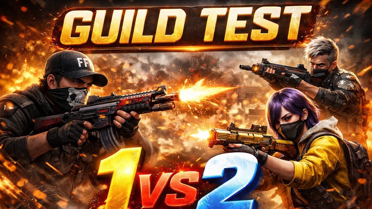 Rank Push , Guild test , Coustom 🥵 Gamplay with movement #live #gaming #freefirelive