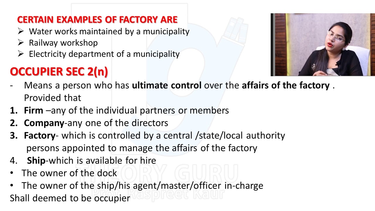 MEANING;APPROVAL;REGISTRATION;LICENSING of factories# FACTORIES ACT 1948