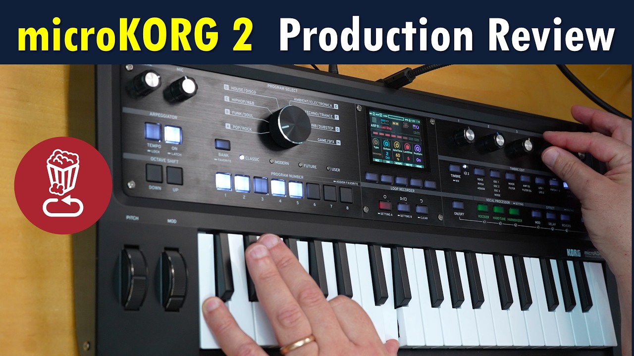 microKORG 2 Production Model Review // How it competes with today&rsquo;s synths // Tutorial