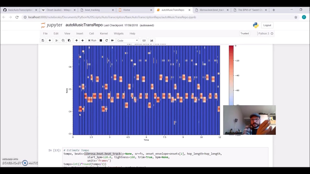 Python Tutorial - Basics of Automatic Music Transcription - IV Wrapping Up
