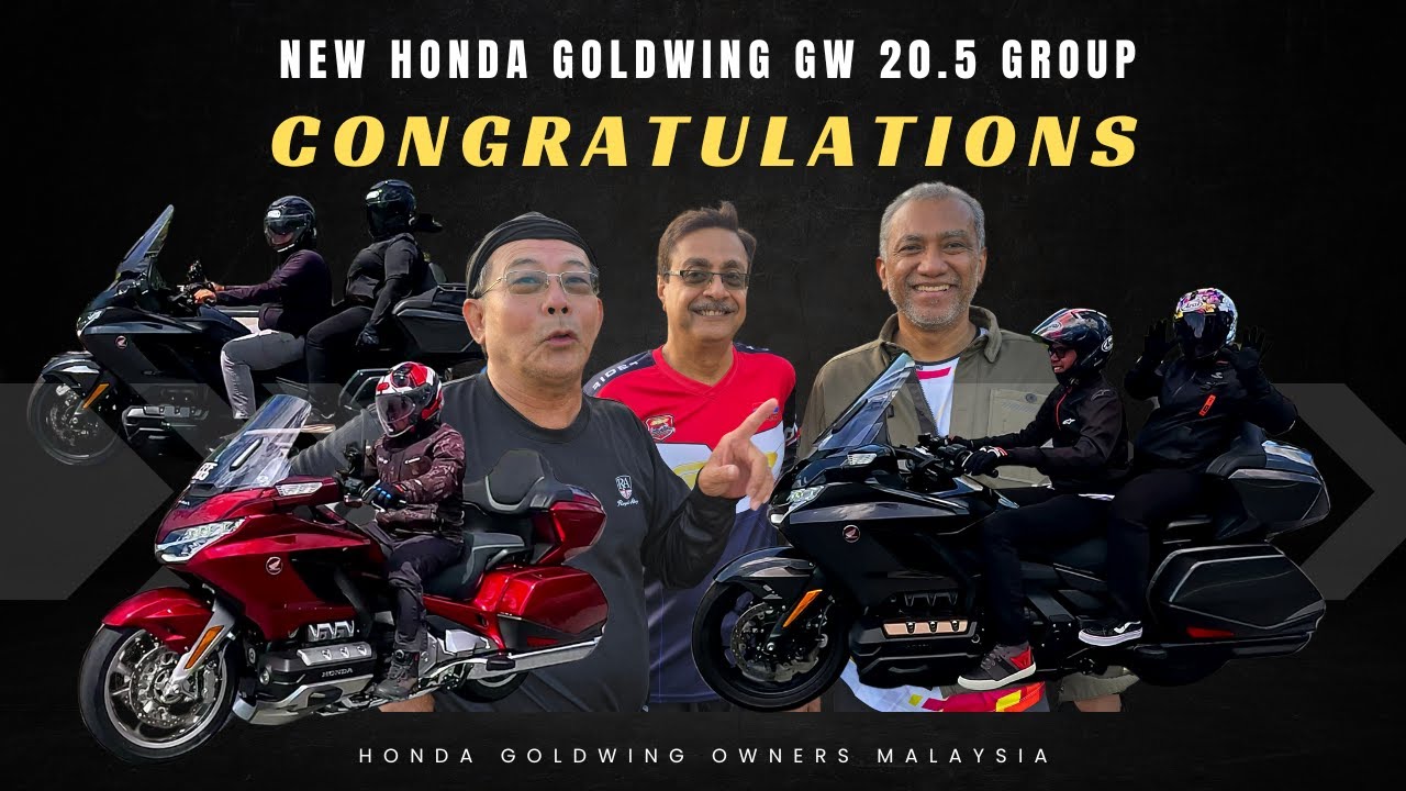 Honda Goldwing Owners Malaysia GW 20.5 New Group Ride Nasi Ganja  Ipoh 1-3-2025