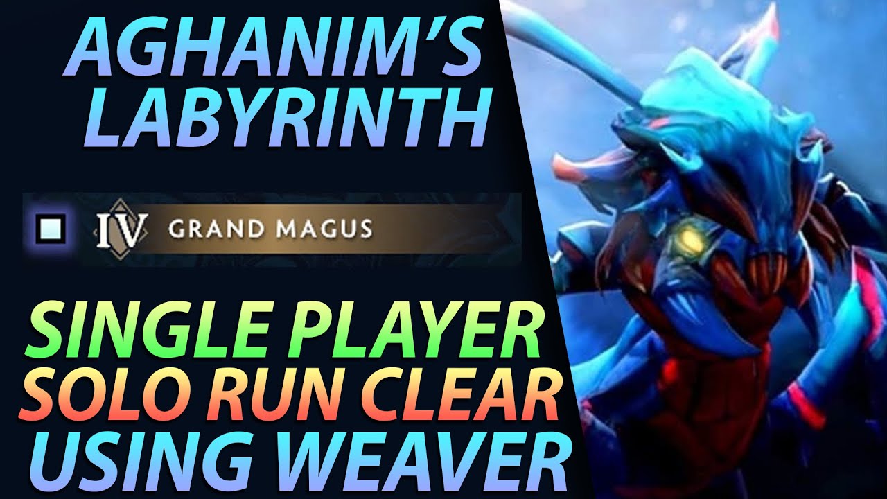 Dota 2 Aghanim's Labyrinth - Grand Magus Solo Run