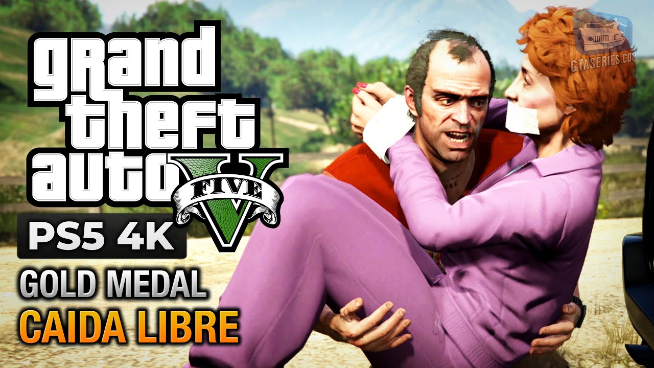 GTA 5 PS5 - Mission #45 - Caida Libre [Gold Medal Guide - 4K 60fps]