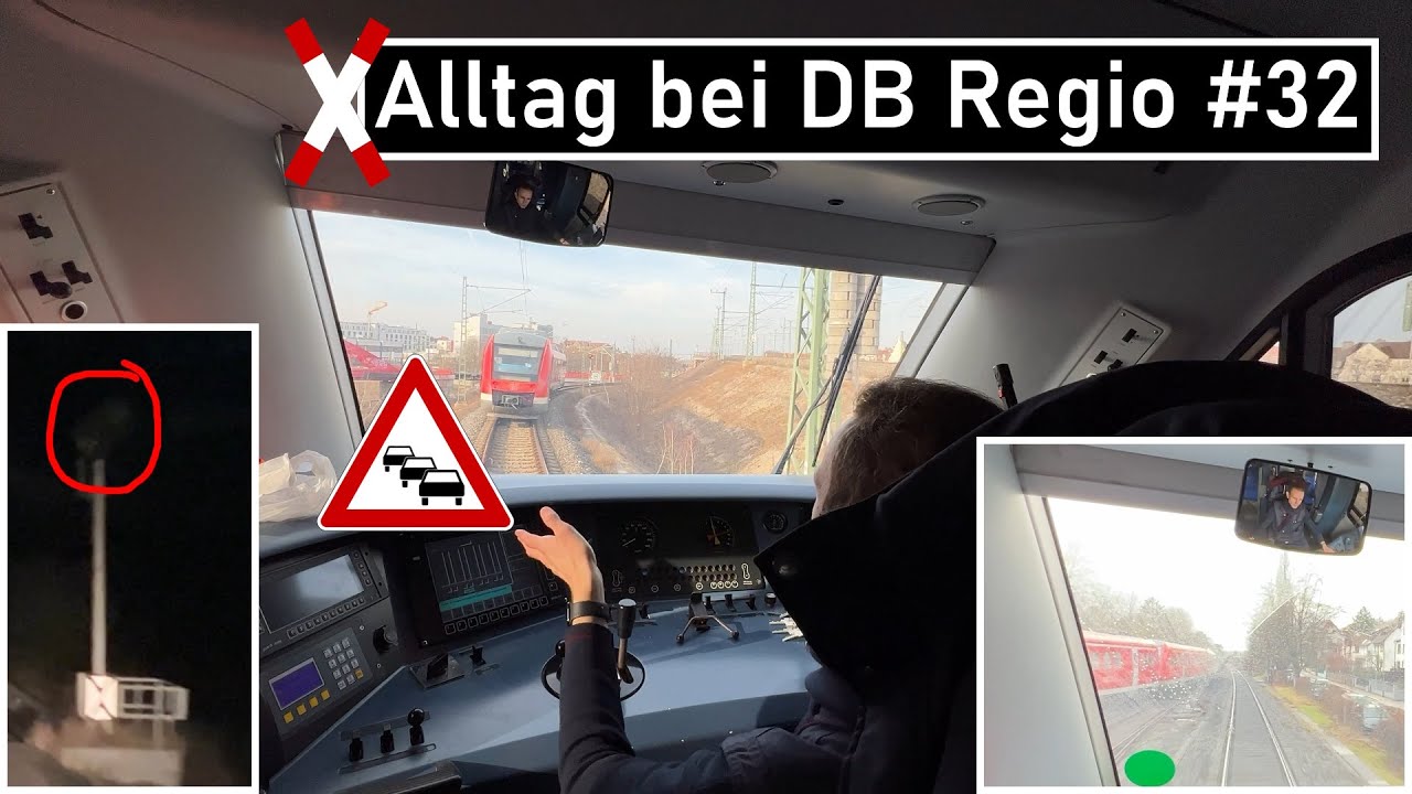 Sonstiger Alltag bei DB Regio #32 | Stau im Bahnhof, dunkles Vorsignal und Weihnachtsgrüße