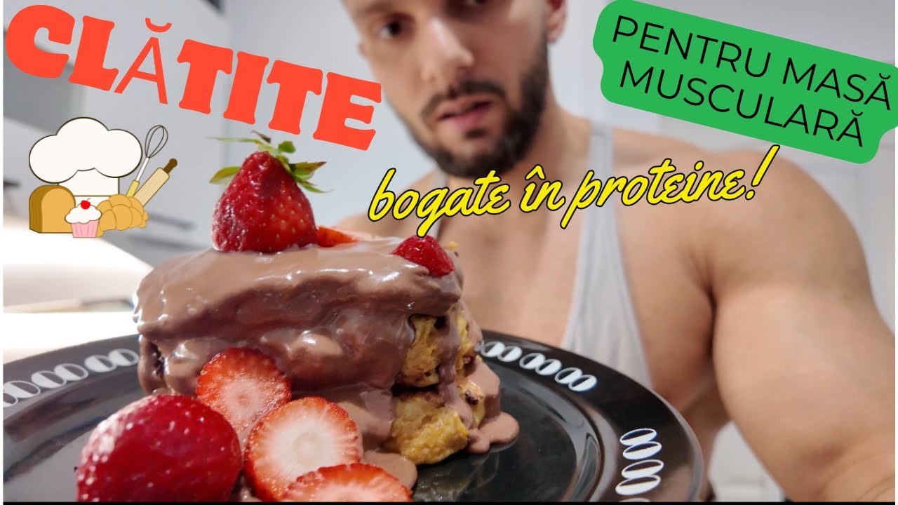 Clătite PROTEICE pentru masă MUSCULARĂ 💪🏽🥞