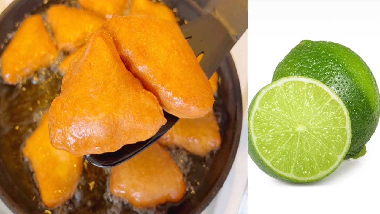 How to make Soft Kenyan Mandazi with lemon/lime . Simple recipe