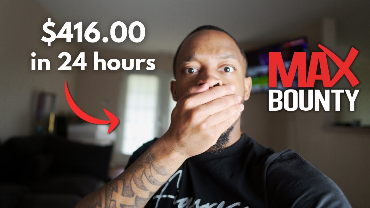 $416 IN 24 HOURS WITH MAXBOUNTY CPA MARKETING 🫨🔥