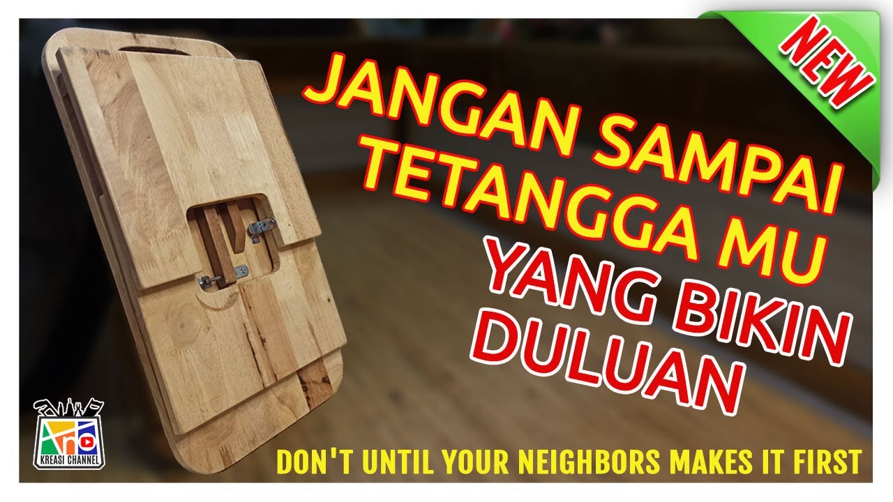 Bikin Meja Lipat Anti Terlipat - DIY Small Folding Table