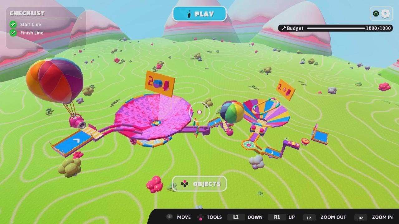 Festive Funnels of Fun (2533-0320-2494) | Unique Fall Guys Creative Map