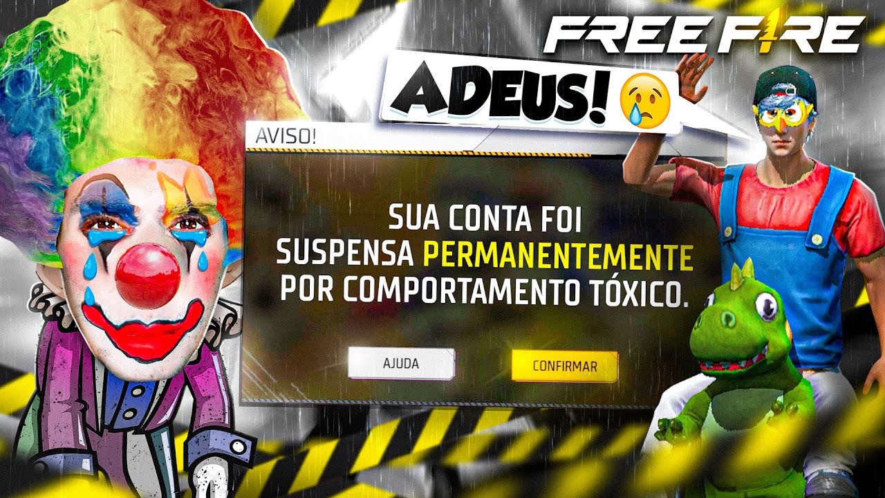 Chupapi Muñañyo é BANIDO do Free fire! É O FIM? 😭