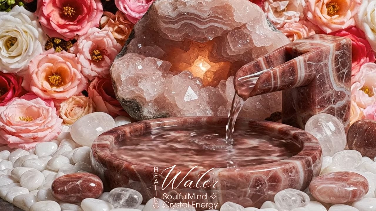 Gentle Crystal Water Sounds 🌿 | Deep Sleep, Stress Relief & Calm Mind (No Music)