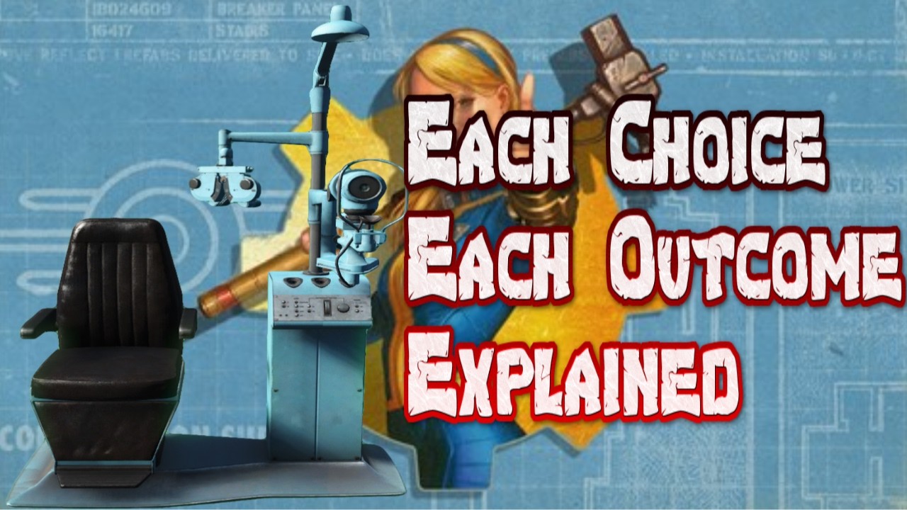 The Phoropter - Vault Tec Worshop DLC Full Walkthrough Part 4 - Each Choice Explained