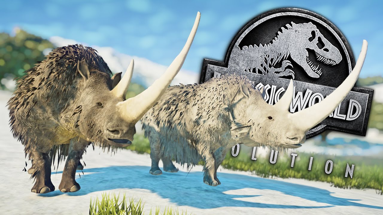 NEUE EISZEIT KREATUR! WOLLNASHORN! - Jurassic World Evolution Mods