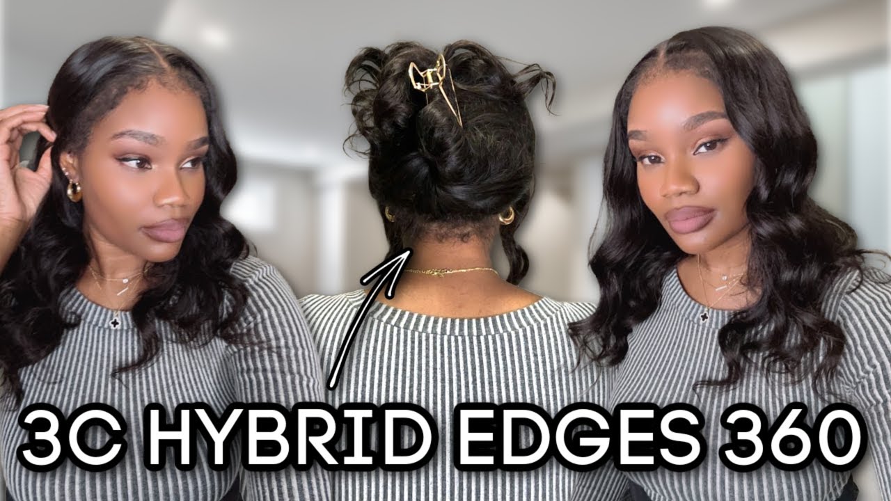 HOW I INSTALL MY 360 LACE WIG WITH WAIST LENGTH NATURAL UNBRAIDED HAIR! FT RPGHAIR